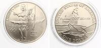USA 1 Dollar 1995 Ringe Turnen Olympische Spiele -