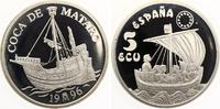 Spanien 5 Ecu Segler / Coca de Mataro 1996 PP SCHIFF Picture