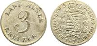 3 Kreuzer 1832 Sachsen-Coburg-Gotha Ernst I. 1806-1844 -
