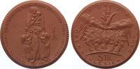 Oberschlesien 5 Mark 1921 Porzellanmünze Schmach ist keiner Liebe Wert -