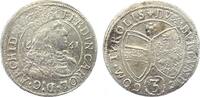 Habsburg 3 Kreuzer 1661 FERDINAND KARL -