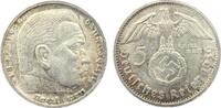 5 Mark Hindenburg mit Hakenkreuz -