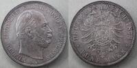  1874 A  5 Mark Preussen Wilhelm I Jaeger 97 f.st feine Patina