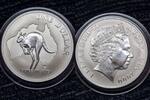  2000  Australien 1 Dollar Känguruh unze Silber Bankfrisch