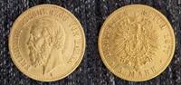 5 Mark Baden 1877 Gold Jaeger 185 Friedrich I -