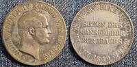 Ausbeutetaler Preussen 1849 Segen des Mansfelder Bergbau -