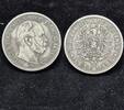  1876 B  5 Mark Preussen Wilhelm I ss