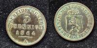 Reuß älterer Linie 3 Pfennig -
