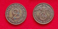 Drittes Reich 2 Pfennig -