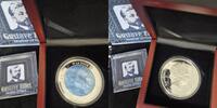 25 Dollar Gustave Eiffel - Eiffelturm - Mother of Pearl Solomon Islands 5 oz AG -