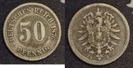  1876 A 50 Pfennig SS 93.55 元  ＋  56.91 元 运费