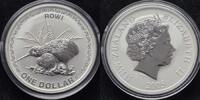 Neuseeland 1 Dollar 2005 Rowi Vogel 1 OZ Unze Silber -