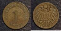  1891 F 1 Pfennig Kaiserreich fast SS 56.21 元  ＋  54.71 元 运费