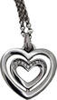 Schmuck Halskette mit Anhänger o. J. Original von Jette aus 925er Sterlingsilber Herzform EF