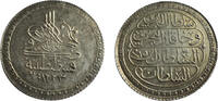 Osmanisches Reich Kurush Türkei 1223/15 AH Mahmud II. (AH 1223-1255) 1808-1839. Herrliche Patina. -