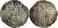1/2 Real 1759 Spanien König Ferdinand VI. (1746 - 1759) s-ss