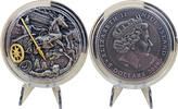 5 Dollar 2019 Niue Streitwagen  - Chariot - 2 OZ Antique Finish