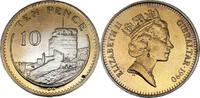 Gibraltar 10 Pence Umlaufmünze -