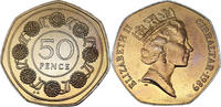 Gibraltar 50 Pence Umlaufmünze -
