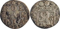 2 Stuiver 1723 Niederlande Holland ss