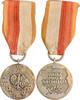 Polen Orden Medaille zum 40-jährigen Bestehen des Volkspolens 1944 - 1984 PRL -