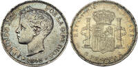 5 Pesetas 1898 Spanien ALFONSO XIII. 1886-1941, rdf ss-vz