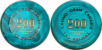 Spanien 200 Pesetas Casino Las Palmas -