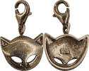 Schmuck Charm-Anhänger Katzenmaske -