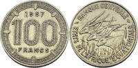 Äquatorialafrika 100 Francs 1967 Umlaufmünze ss+ 3.49 US$  +  11.06 US$ shipping