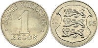 Estland 1 Krone 1995 Umlaufmünze vz 1.75 US$  +  11.06 US$ shipping