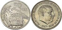 Spanien 50 Pesetas 1957 (60) 71 im Stern (1971) vz-st 11.64 US$  +  11.06 US$ shipping