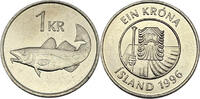 Island 10 Krona 1996 Umlaufmünze vz-st 1.75 US$  +  11.06 US$ shipping