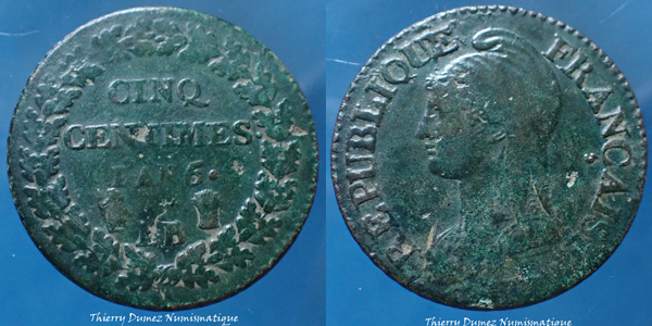 Un centime Dupré 1800 Paris F.100/24 fmd_815880 Modern coins