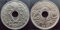 France 25 centimes 25 centimes Lindauer 1917 non souligné, G.380 TTB+ -