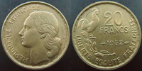 France 20 francs 20 francs G.Guiraud 1952, G.865 SUPERBE -
