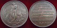 Défense nationale medaille Defense National, Ardèche, Eure, Landes, Loire, Calvados, 1870-1871, medaille 30 mm, TTB+ -