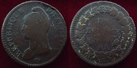 Directoire et Consulat Un Décime AN 8 AA Metz, G.187a TB+ -