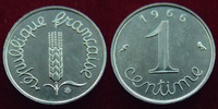 France 1 centime 1 centime Epi 1966, G.91 FDC -