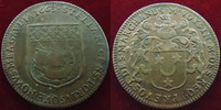 Jeton de corporations jeton Ile de France, Daniel Voisin, Prévôt des Marchands, 1663, jeton rond de 28 mm, Feu.3593 TTB Rare! -