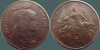 France 5 centimes 5 centimes Daniel Dupuis 1898, G.165 SUPERBE+ -