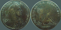 Jetons Royaux jeton LOUIS XIV, jeton 26 mm, 1677, La Flandres subjugée, F.14011 TB+ -