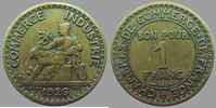 France 1 franc 1 franc, bon pour 1 franc, Domard 1926, G.468 TTB -