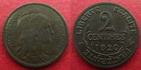 France 2 centimes 2 centimes Daniel Dupuis 1920, G.107 SUPERBE -
