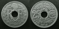 France 25 centimes 25 centimes Lindauer 1914 cmes souligné, G.379 SUPERBE+ -