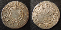 Allemagne, Deutschland, Baden-Durlach BADEN-DURLACH  (1677-1709) Landswehrung, Friedrich VII, Wieland 618, 0,54 grm TTB+ 2 pfennig  ss+