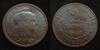 France 2 centimes 2 centimes Daniel Dupuis 1903, Gad.107 SPL (superbe+) -