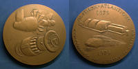 Alsthom Belfort bronze Belfort, Alsthom médaille en bronze de 80 mm, Centenaire de l'usine de Belfort 1979, poinçon corne bronze 1980, 177,98 grms, SUP -