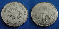 Beaucourt 10 centimes Beaucourt, Territoire de Belfort, 10 centimes, Lt-Ni, E.10.3 TTB+ -