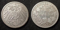 Allemagne, Deutschland, Kaiserreich, Empire 1 Mark Kaiserreich, 1 Mark 1905 A, Jaeg.17 TTB -