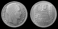 France 10 francs 10 francs Turin 1946 B, rameaux courts, Gad 810a P.SPL -